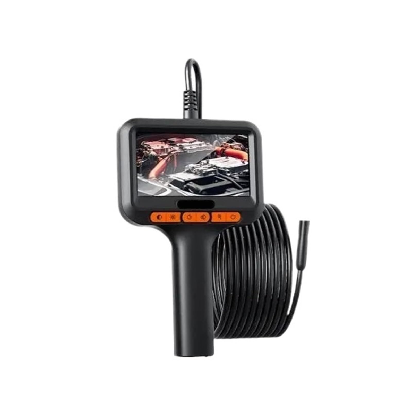 YNIYUJKL Camera, Endoscope Camera Hd 4.3 Inch Waterproof Car Pipeline Sewer Inspection,For Wall Automotive Engine