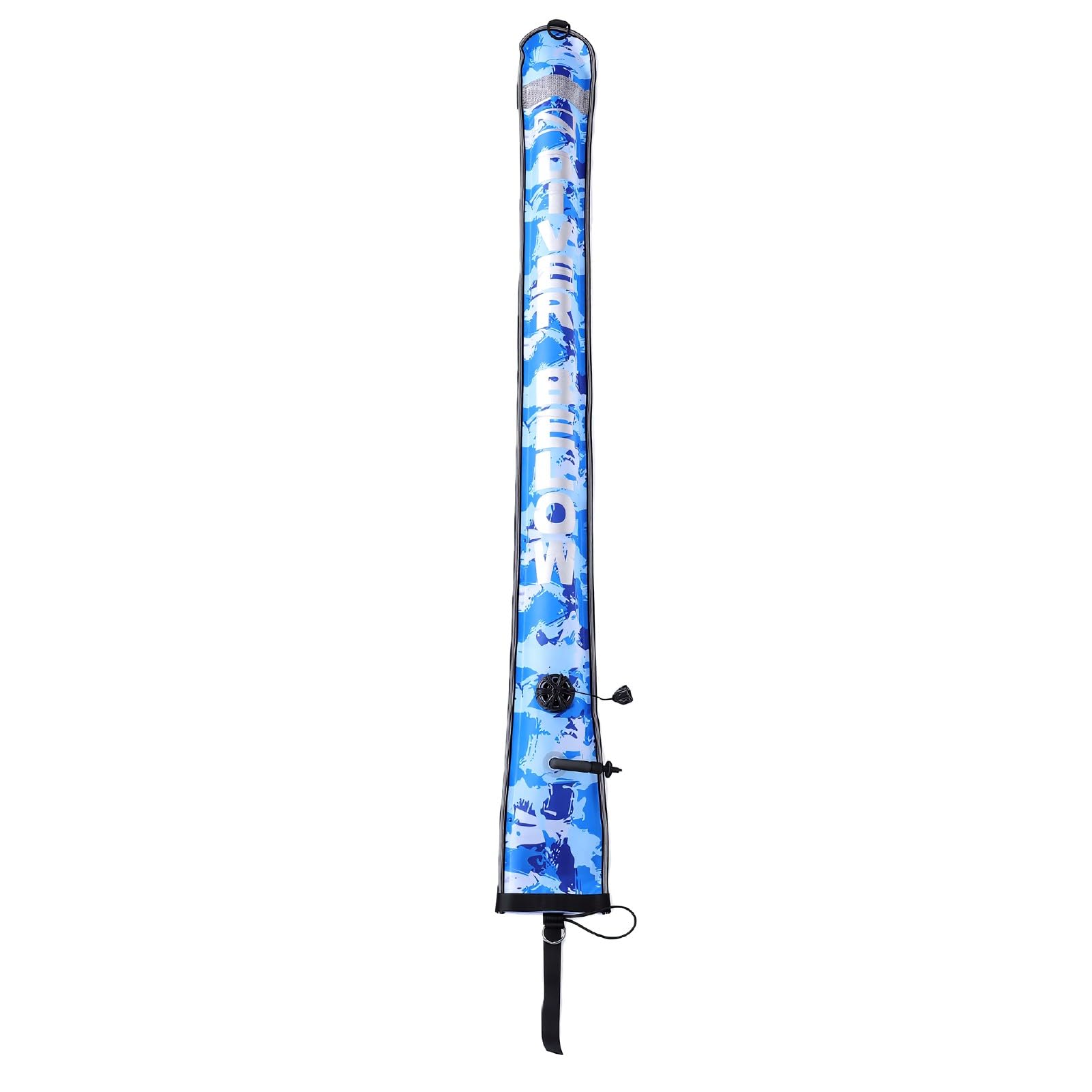 Boetta Segnasuperficie Gonfiabile 4.9ft Alta visibilità, for Immersioni | Materiale in nylon e TPU, valvola antiesplosione, comodo per le immersioni