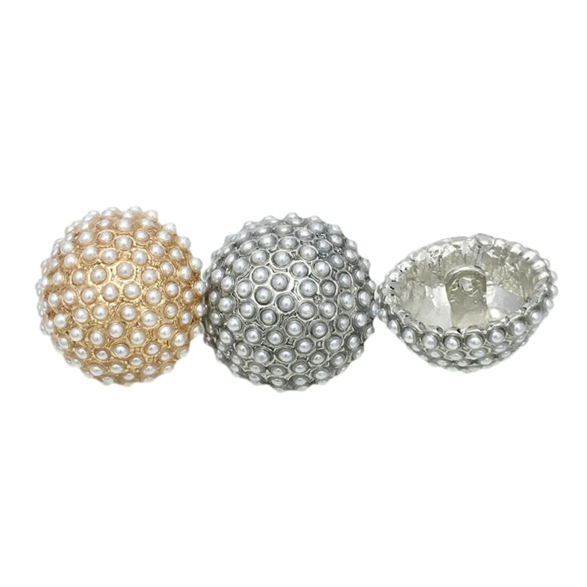 LIBERGA 100 stuks ronde parelknopen met schacht, witte faux parel decoratieve naaiknop voor trouwjurk, vesten, overhemden, ambachtelijke projecten, 16 mm LIBERGA 100 stuks ronde parelknopen met schacht, witte faux parel decoratieve naaiknop voor trouwjurk, vesten, overhemden, ambachtelijke projecten, 16 mm