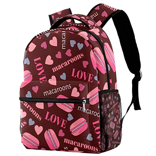 Sac à dos de voyage Leisure Campus macarons fille garçon grand format