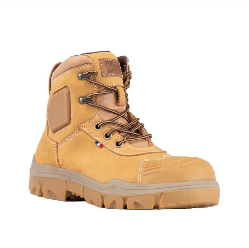 More Than Safety MTS Zapato de Construcción BTP Medio 6552301, Botas Unisex Adulto, Marrón Claro, 42 EU