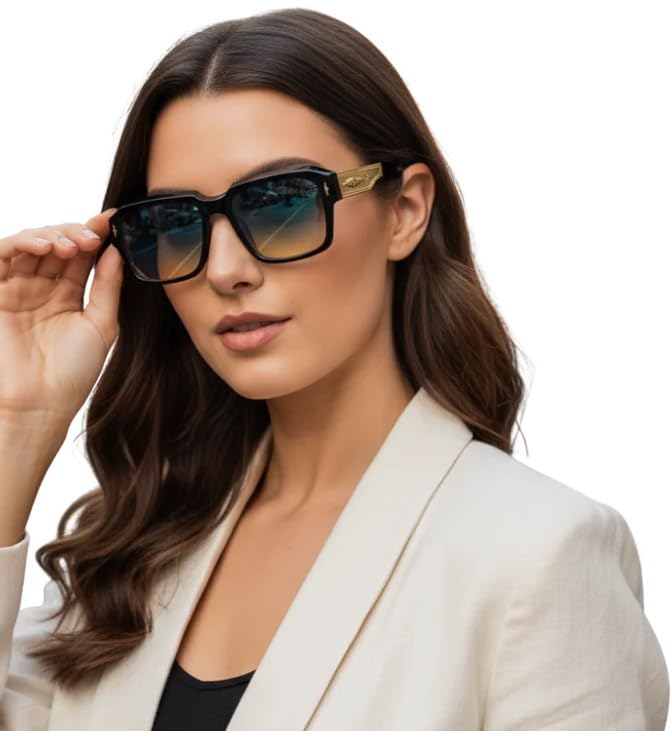 Image of Bagan Sunglasses UV Protected Driving Pilot Gradient Square Plastic Body for Men and Women