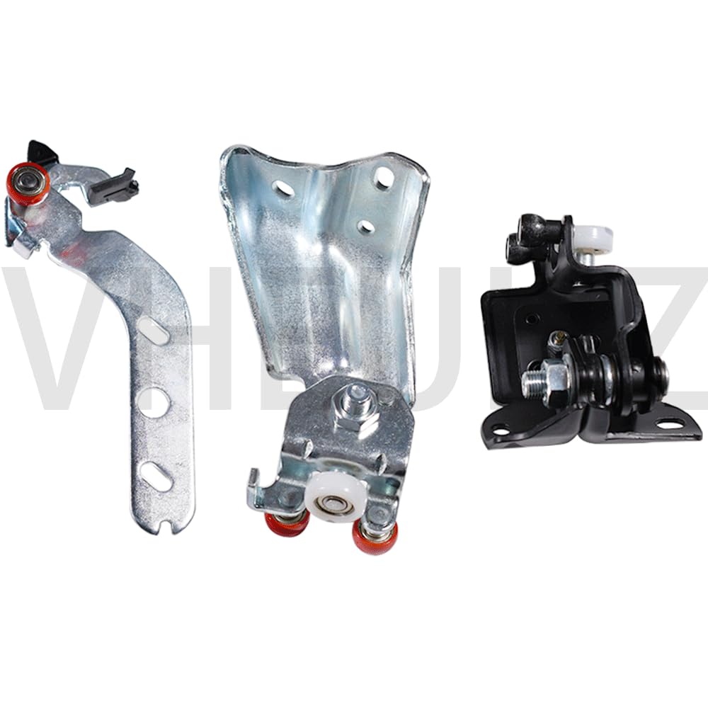 Juego de 3 rodillos de guía para puerta corredera compatible con Fiat Ducato 2006 Peugeot Boxer 1344234080 1376704080 1344239080