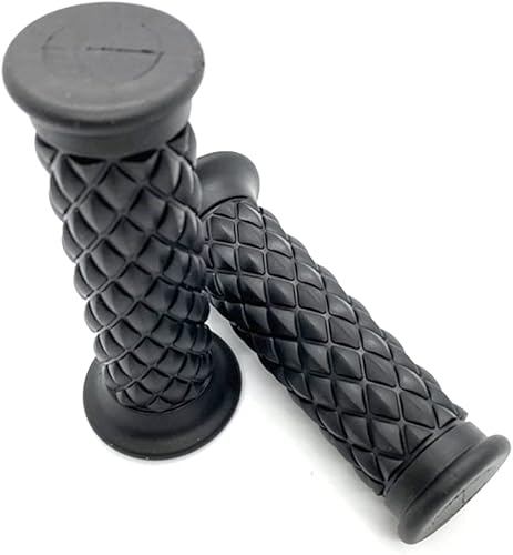 1 par 0.866 in 7/8 manillar de motocicleta cubiertas universales de goma para la mayoría de motocicletas bicicletas