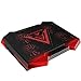 Base de Refrigeración para Portátil, 5 Ventiladores Puertos USB Duales Soporte de Refrigeración Ajuste Multinivel 17.3 Pulgadas Ventilador Gaming Cooler (Color : Red)