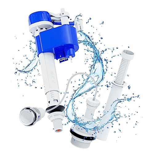 Mecanismo Universal Kit Reparo Caixa Acoplada Completo Com Válvula De Descarga Simples Universal Par