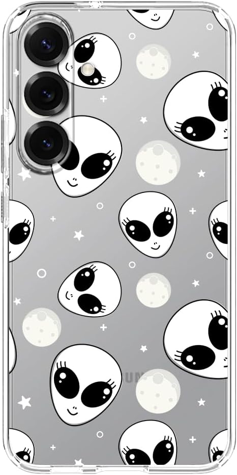 Blingy's for Samsung Galaxy S26 Plus Case, Cute Coffee Pattern with Hearts Design Beverages Style Transparent Soft TPU Protective Clear Case 6.7 Inch (Coffee Pattern)