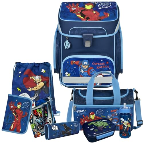Schulranzen Set Avengers Marvel Ranzen Federmappe