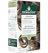 Herbatint Gel de coloration permanente pour cheveux 7N Blond 170 ml | sans ammoniaque, 100 % couvert...