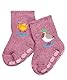 FALKE Unisex Baby Stoppersocken Baby Duckling B Hp Baumwolle rutschhemmende Noppen 1 Paar, Rosa Rose 8620, 74-80