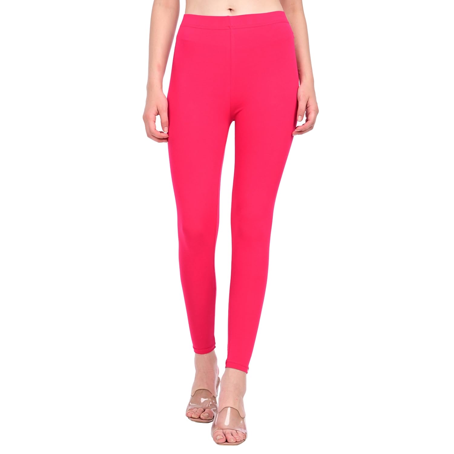 Ankle Leggings for Women Soft Stretch Casual Active Wear-image-48