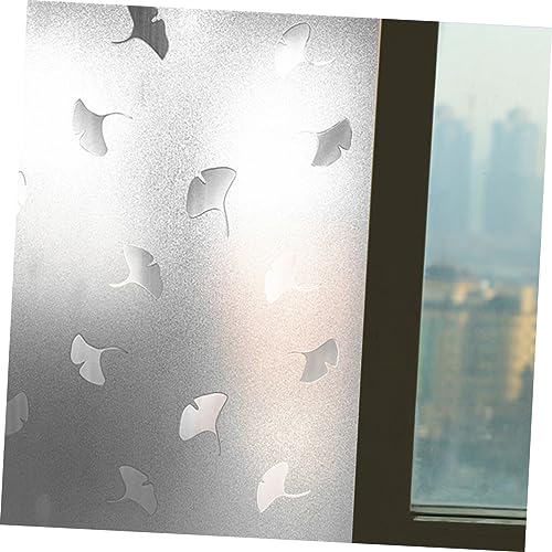 Vinilo electrostático para ventana IMIKEYA hojas de ginkgo miniatura 3