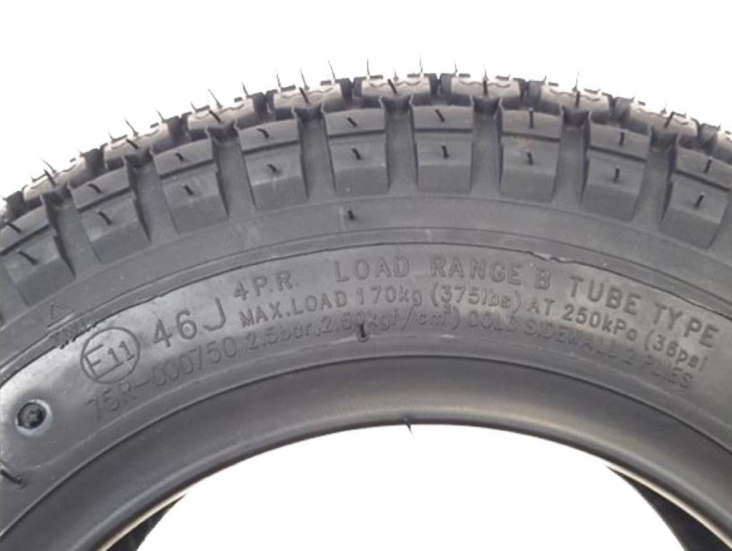 2x Reifen 3.50-8 K303 4P 46J TT passend für Roller, Scooter, Motorrad – Hohe Tragfähigkeit, Ausgezeichneter Grip, Robuste Konstruktion