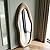 Honyee Full Length Mirror, 63" x 24" Wall Mirror, Flannel Wrapped Wooden Frame Floor Mirror, Irregular Wavy Mirror Hanging or Leaning Against Wall for Cloakroom/Bedroom/Living Room, Milk Tea