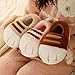 Cat paw slippers, cute and fashionable, plush and cozy, non-slip sole, suitable for indoor and outdoor walking (Brown, Adult, Women, 10, Numeric Range, US Footwear Size System, 11, Medium)