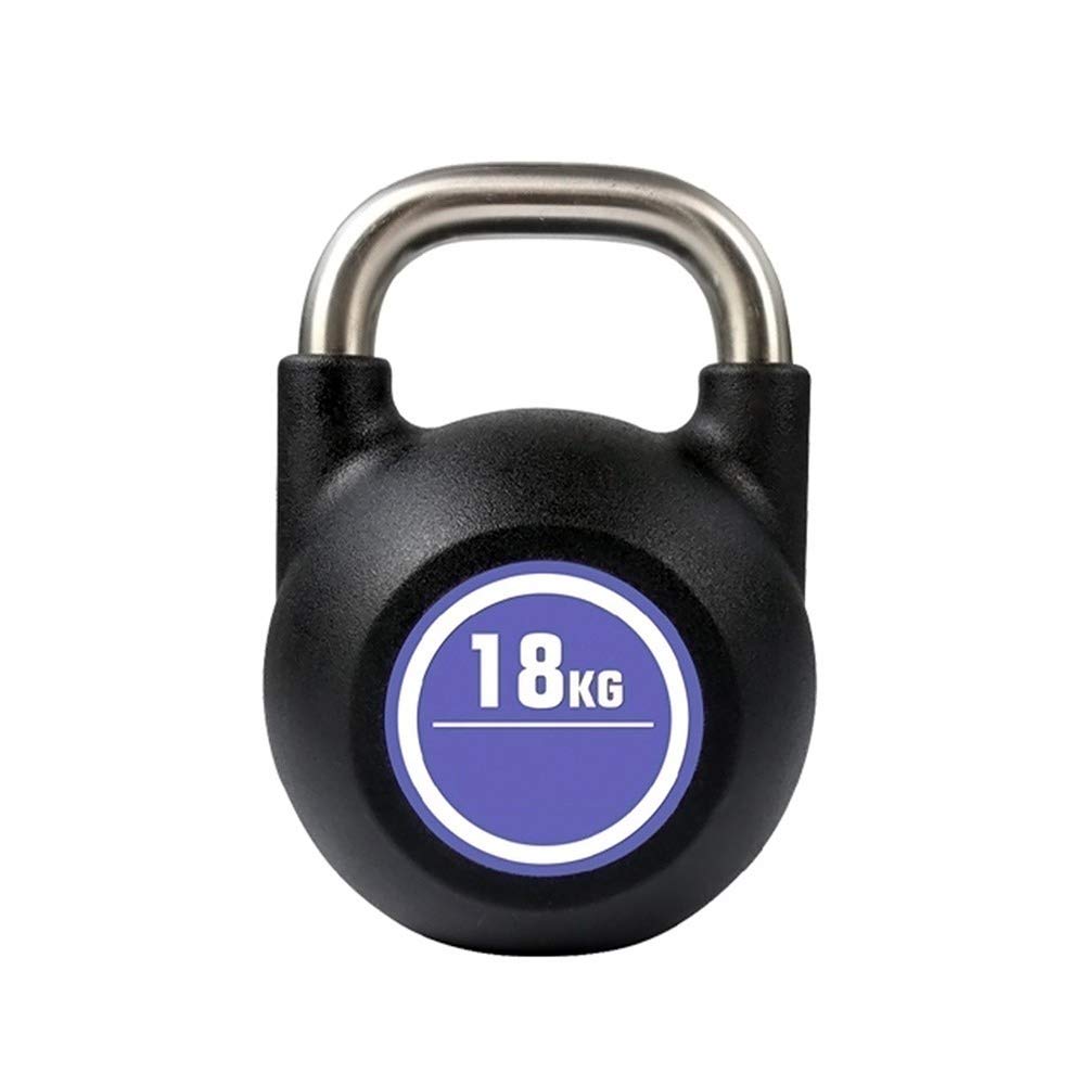 Kettlebells AGYH Stahlguss, Profi-Krafttraining, Core Training, Muskeltraining, 8kg/10kg/12kg/14kg/16kg/18kg/20kg/22kg/24kg (Size : 18kg/39.6lb)