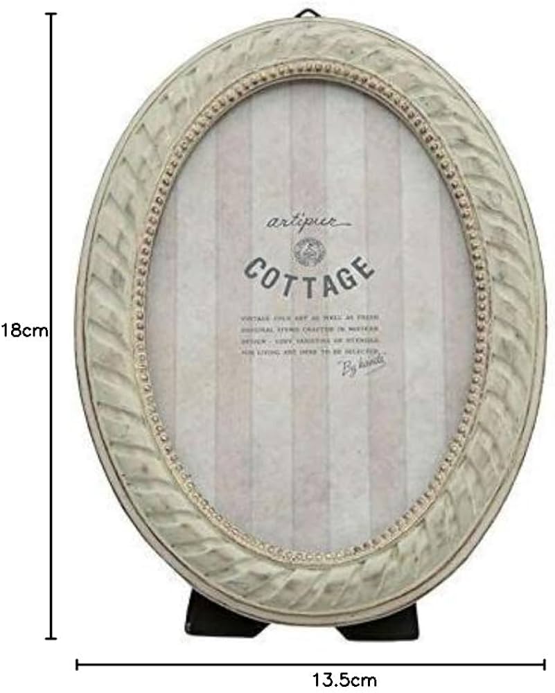 Amazon.co.jp: 1603 RESIN オーバル フォトフレーム 巾13,5×高18cm