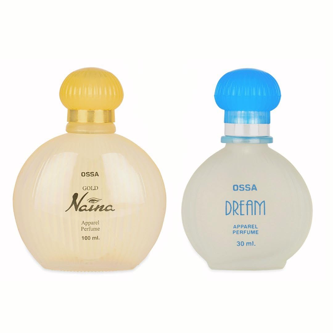 Ossa Gold Naina Eau De Parfum 100ml With Musky Notes And Dream Collection Eau De Parfum 30ml With Ambery Notes | Long Lasting Perfume Combo For Men And Women (Pack of 2)-image-31