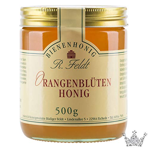 Orangenblüten Honig, lieblich, blumig wie Orangenblüte, unfiltriert, 500g Cover