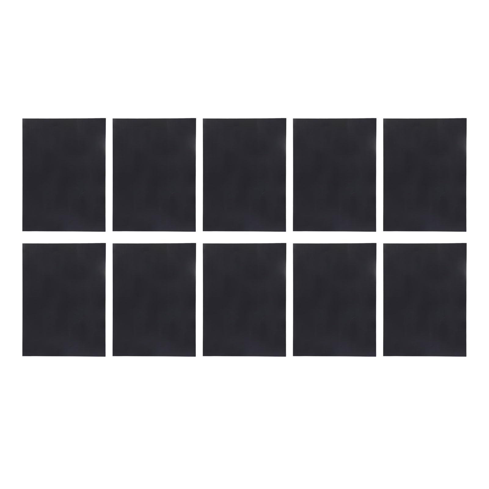 10 Feuilles De Papier D'essai Noir 210x285mm Double Face - Neuf, Pour Marquage, FI