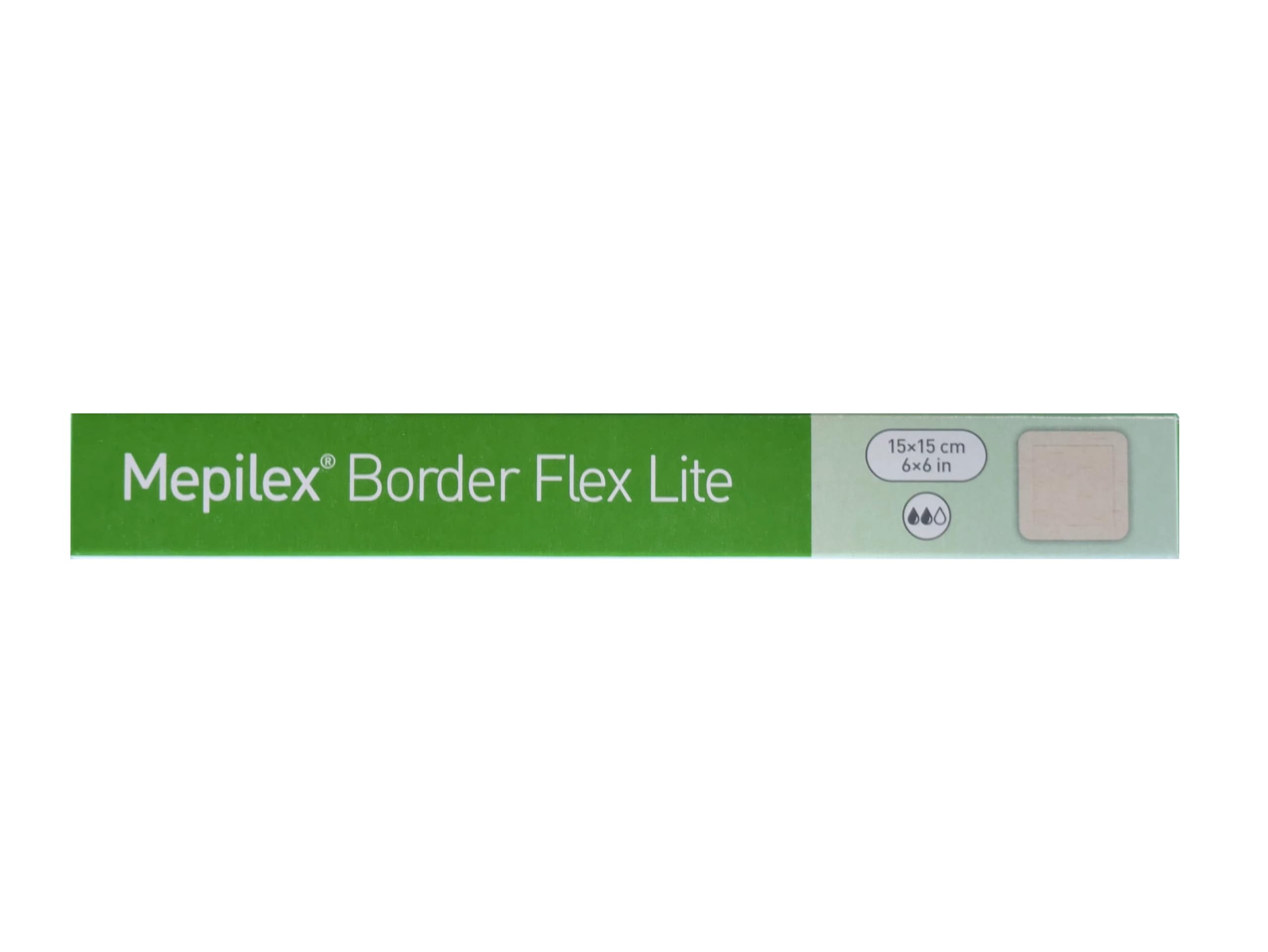 Mölnlycke Mepilex Border Flex Lite 15 x 15 cm, 5 unidades