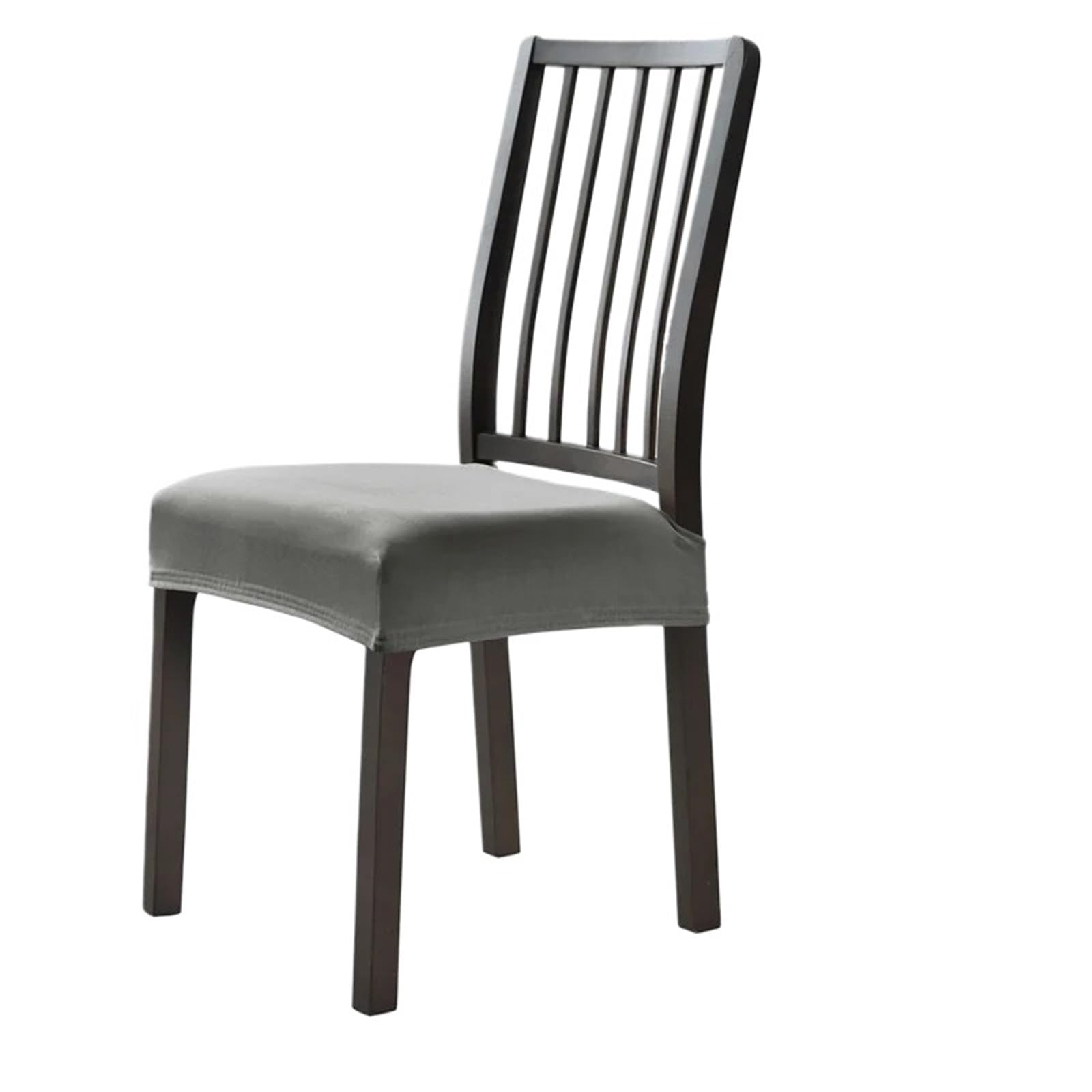 FVDZRFIE Chair Covers 1/4/6pcs Jacquard/Velvet Chair Seat Cover Stretch Removable Chair Slipcover Upholstered Dining Room Seat(Color 14,6pcs)