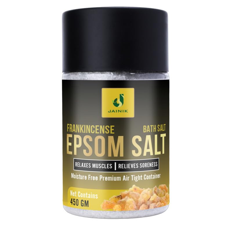 Epsom Salt For Muscle Relief, Relieves Aches Pain,Bath salt for Relaxation,Refreshing Body,Joint Soreness and Tired Muscles,No Color Added 450gm (FRANKINCENSE-450 G)-image-25