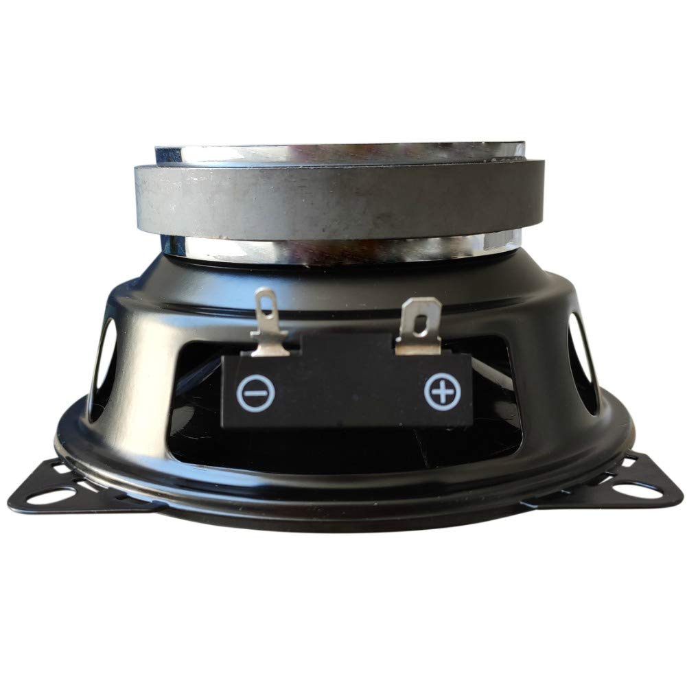 2 altoparlanti compatibile con PHONOCAR SELECTION 02081 woofer 10,00 cm 100 mm 4" di diametro 50 watt rms 140 watt max 4 ohm 90 db spl auto, a coppia