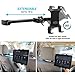 Premium Car Headrest Tablet Mount and Back Seat iPad Car Holder, Jarv [Multi Passenger] Telescopic Fold-Up Rear Seat Tablet Holder for Car Headrest - iPad PRO iPad Air iPad Mini (All 7-18” Tablets)