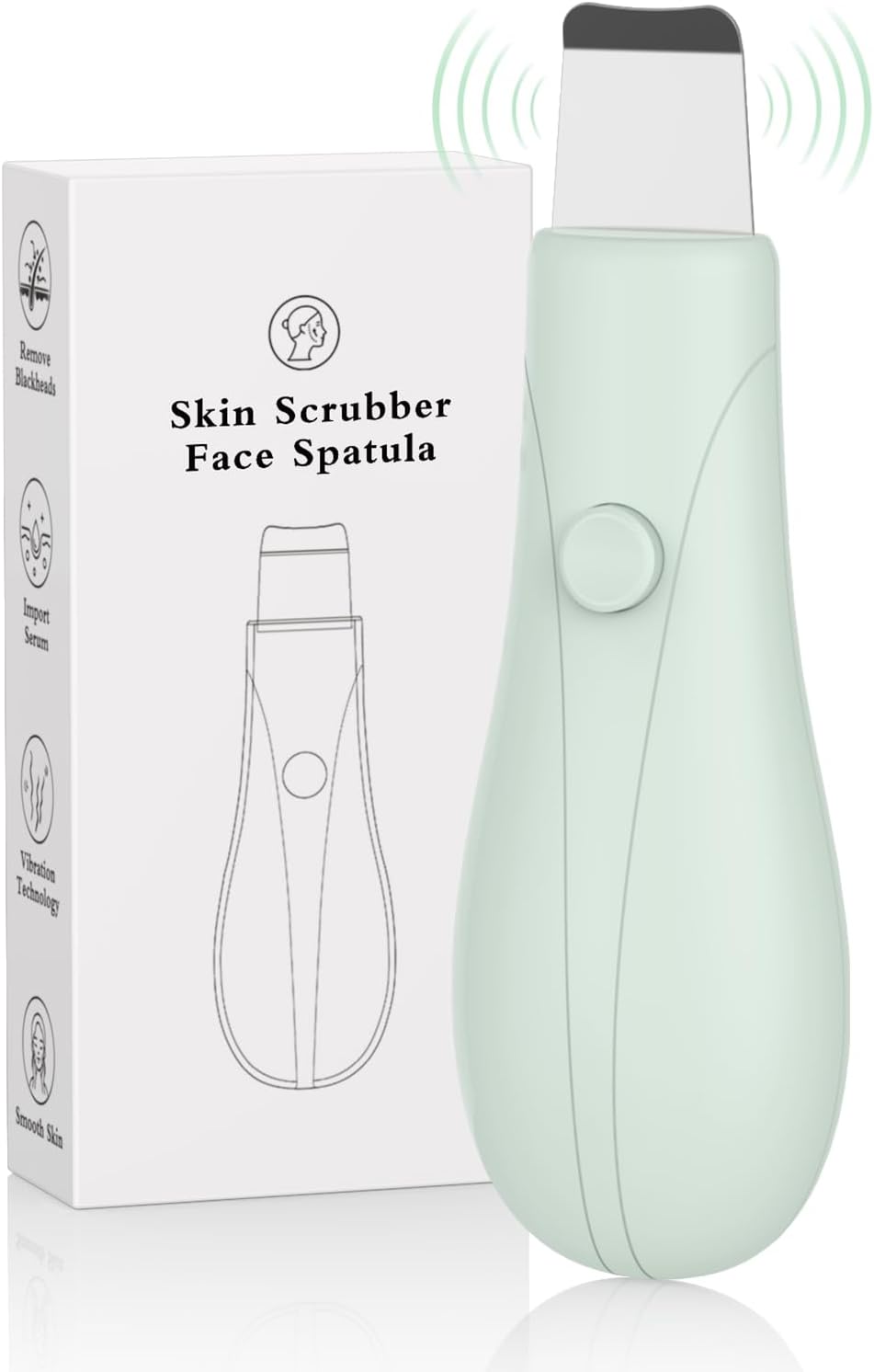 Blackhead Remover Tools, Black Head Remover for Face and Nose, Skin Scrubber Face Spatula Deep Pore Cleaner for Daily Skin Care, Skin Care Tools for Men and Women, Whitehead Removal (Green) Blackhead Remover Tools, Black Head Remover for Face and Nose, Skin Scrubber Face Spatula Deep Pore Cleaner for Daily Skin Care, Skin Care Tools for Men and Women, Whitehead Removal (Green)