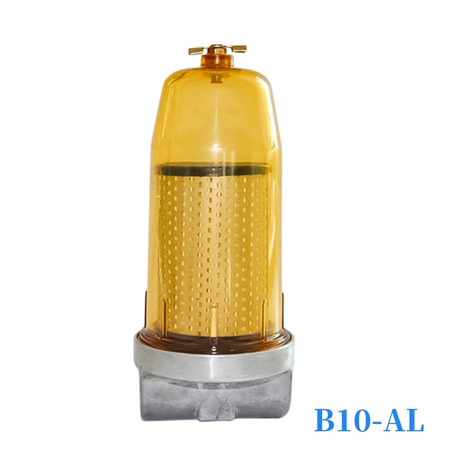 Carburador y piezas 3 piezas B10-AL Filtro del tanque de combustible, conjunto del separador de agua de combustible con PF10 Elemento de filtro para el tanque de almacenamiento de aceite diesel Piezas