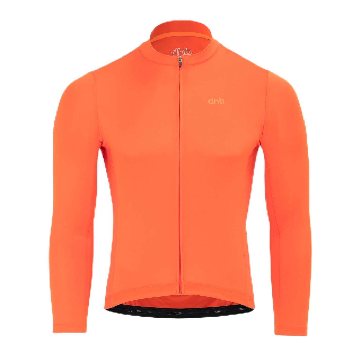 DHB Mens Long Sleeve Jersey Firey Red S