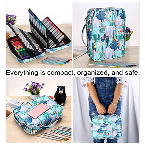 Btsky BTSKYTHN00261 Colored Pencil Case 220 Slots Pen Pencil Bag Organizer thumb #3