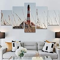 SIGNWIN 5 Panel Canvas Wall Art Modern Art Contemporary Country Dramatic Multicolor Photography Scenic for Home Decorations Ready to Hang - 60