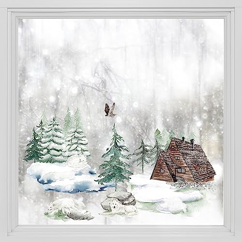 Vinilo decorativo Alwayspon 15x24 pulgadas para ventana miniatura 1
