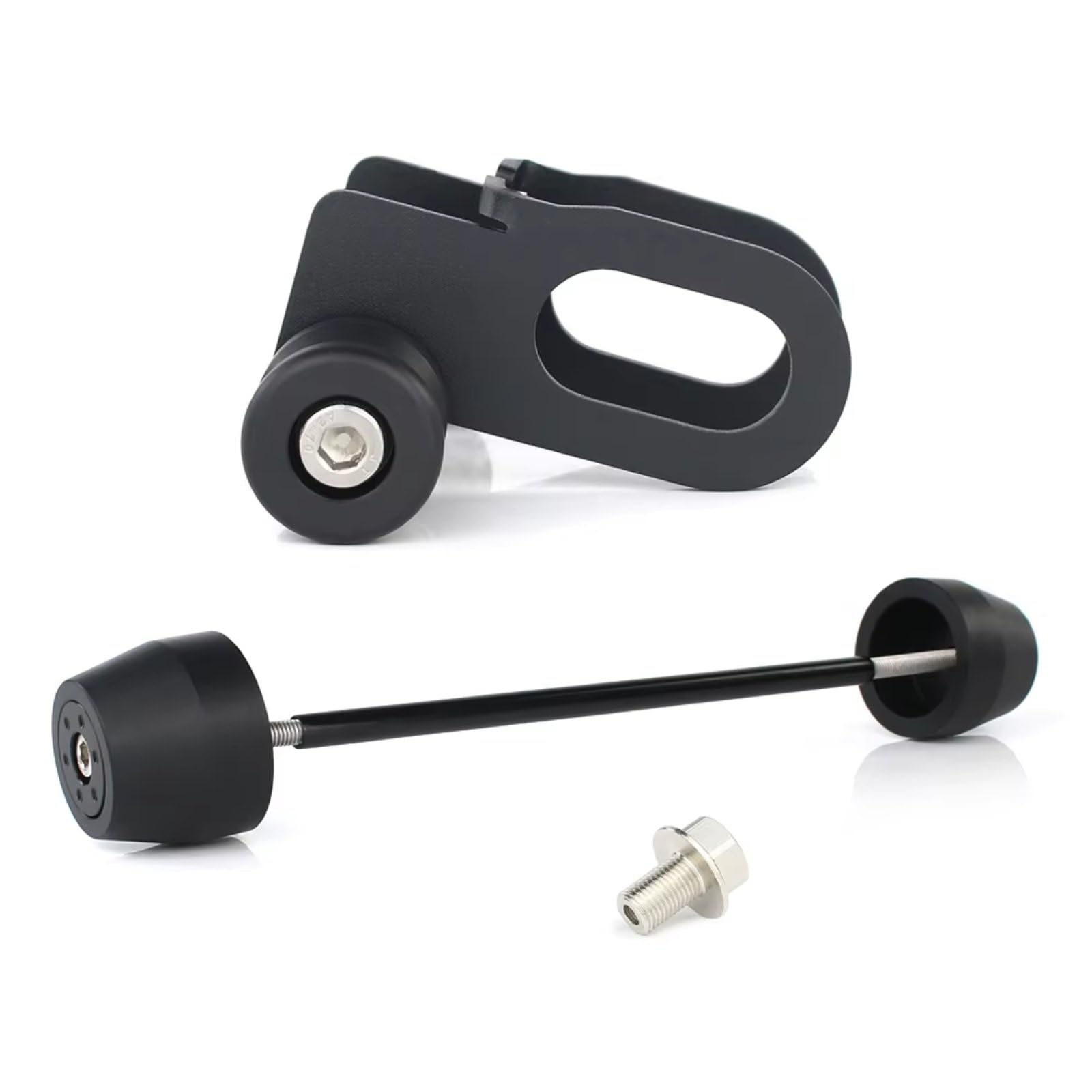 Carretes Brazo Basculante Tornillo Soporte Motocicleta Compatible con XL1000V para Varadero 2003-2012 Deslizador Choque Horquilla Eje Rueda Delantera Y Trasera