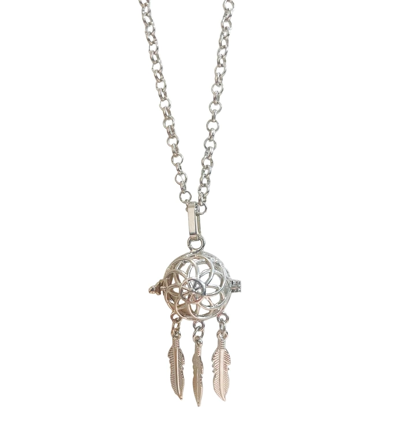 DIY Breast Milk Dream Catcher Pendant Necklace Keepsake Kit (Sliver)