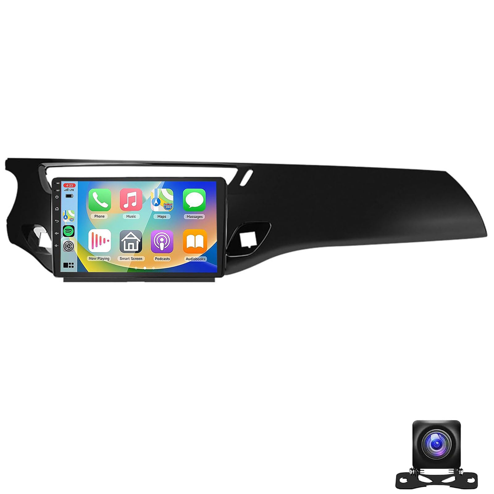 Car Radio For Ci-troën C3 DS3 2010-2016 Android 15.9" Touchscreen GPS Navigation With CarPlay Android Auto WiFi Bluetooth FM/RDS EQ SWC Mirror Link Reversing Camera Micro(Size:WIFI 2G+32G,Color:black)