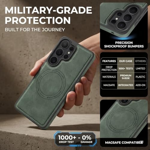 Étui en cuir PU de qualité pour Samsung S25 finition premium - 3
