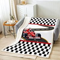 Coperta in pile Sherpa per sport estremi, per letto, divano, moto, motocross, motociclista, motociclista, calda, coperta fuzzy, 200 x 200 cm