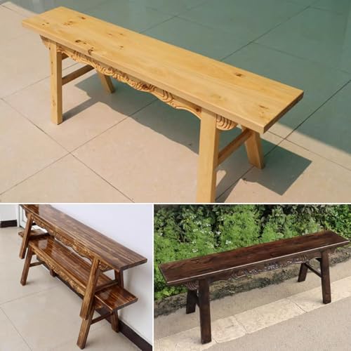 Taburete rectangular de estilo asiático ideal para el recibidor 4