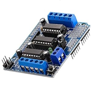AZDelivery L293D Motor Driver Shield, 4 Kanaals Motor Driver Shield, Stepper Motor Driver, Stepper Expansion Board…