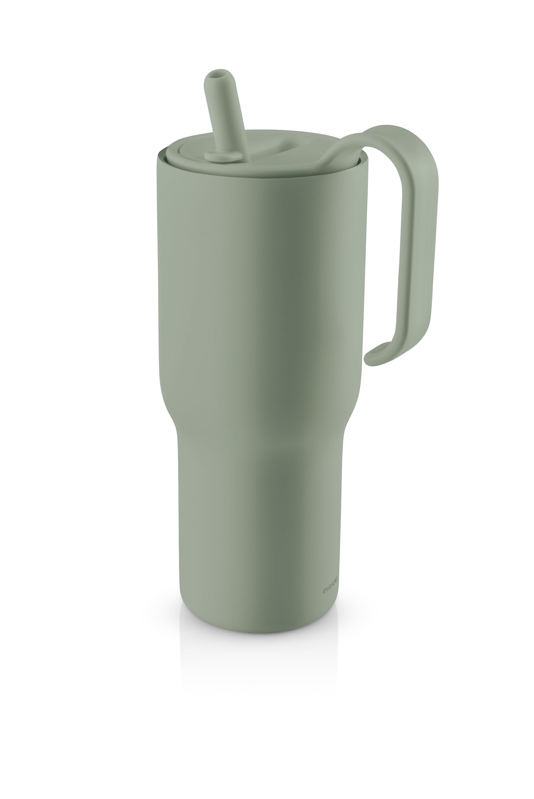 Botella térmica de 0,9 L Eva Solo Sip'n'Go con aislamiento térmico para líquido frío Dea verde
