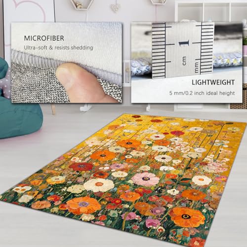 Tapis antidérapant lavable 120x150cm pour entrée propre
