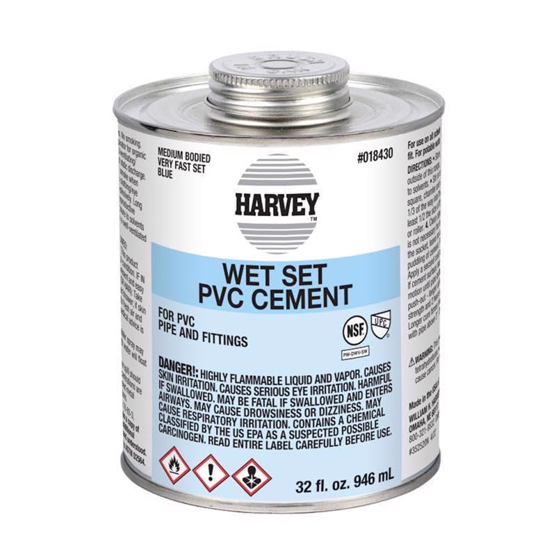 Cement HV PVC Blue 32OZ