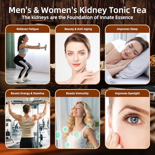 SIRDIKA Ginseng Five Treasures Tea Kidney Tea, Zhu Gen Wu Bao Cha, Wubao Tea - Chinese Kidney Care Tea, Men’s Herbal Tea (20bag/2boxes)