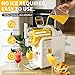 2 IN1 Ice Cream Maker Slushie Machine for Home - 88oz Slushy Machine Maker No Ice Needed Self Cleaning, Frozen Drink Machine, 5 Preset for Soft Serve Ice Cream, Slushie, Margarita, Frappés, Milkshake