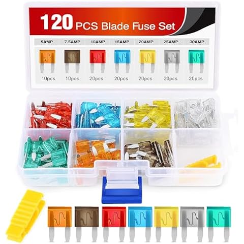 Nilight 120Pcs Blade Fuses Assortment Cover