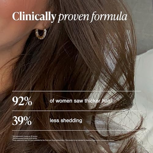 Viviscal Hair Growth Supplements for Women, Thicker Fuller Hair Support for Thinning Hair and Hair Loss, with Biotin and Marine Collagen, Drug-Free, 180 Tablets, 90-Day Supply
