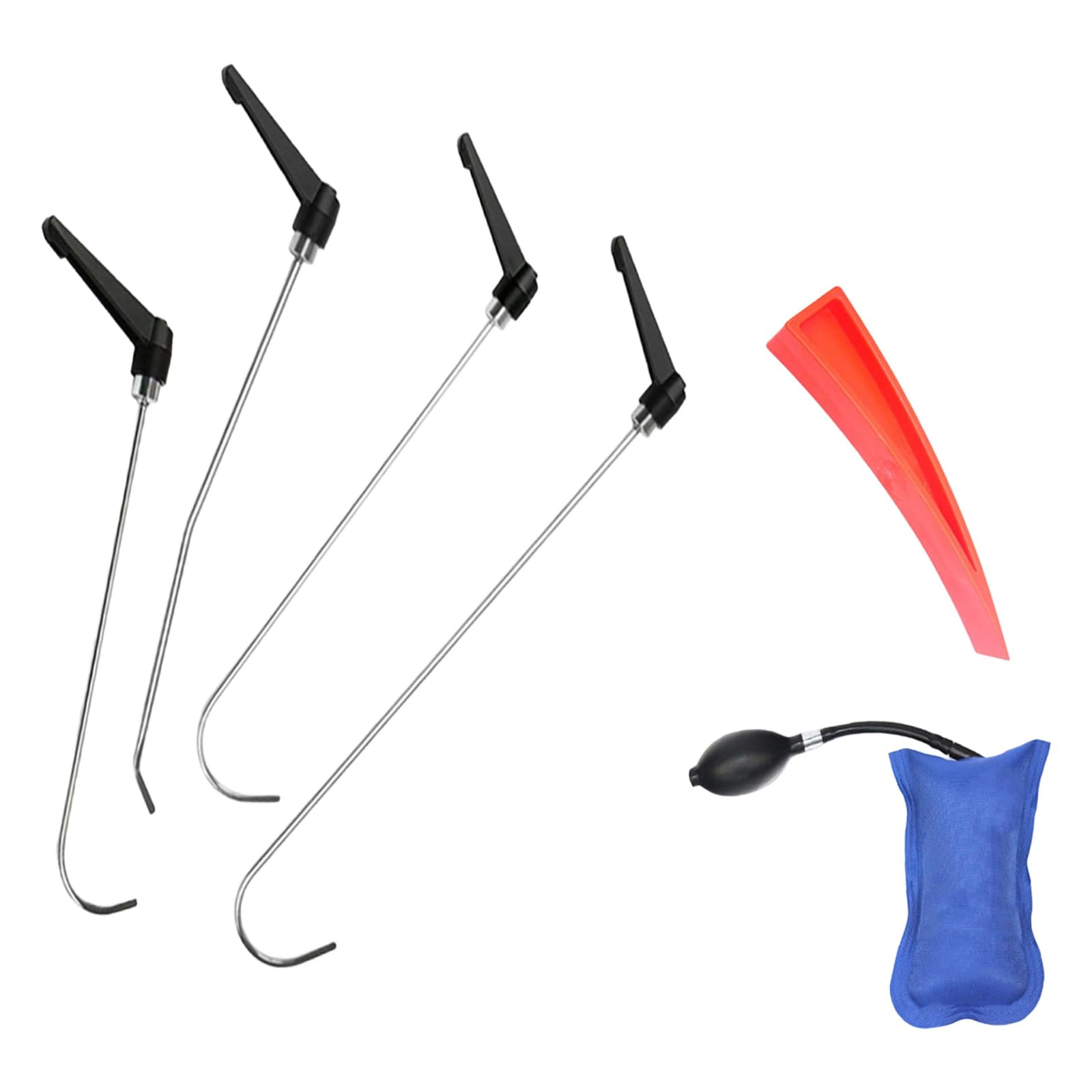 Msioytog 4Pcs Ergonomic Auto Puller Equipment Automotive Panel Repair Equipment Car Damage Removal Repair Denting Car Body